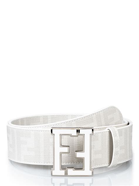 fendi belt size 50|Fendi belt white and grey.